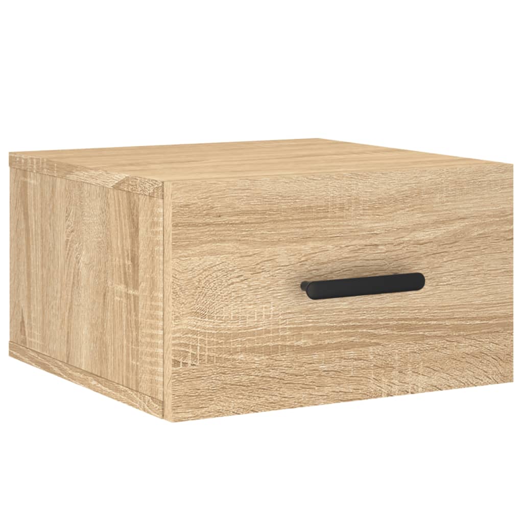 Wall-mounted Bedside Cabinet Sonoma Oak 35x35x20 cm